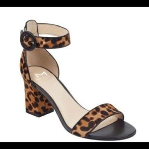 Leopard print Marc Fisher strappy Sandal